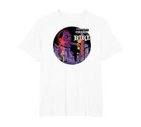 Charlie Parker Chasin The Bird Jazz Music T-Shirt, Herren Große Größen, Weiß, 4X Tall