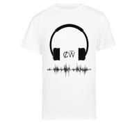 Charlotte De Witte Logo Herren Weißes T-Shirt Umweltfreundliches Tee Men White T-Shirt Eco-Friendly Tee