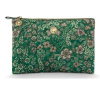 Charly Cosmetic Flat Pouch Medium Quilted Daisy Dreams Green 24x1x15.5cm