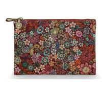 Charly Cosmetic Flat Pouch Medium Tutti i Fiori Pink 24x15.5