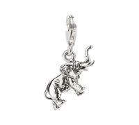 Charm Anhänger Elefant aus 925 Sterling Silber (19x13mm)