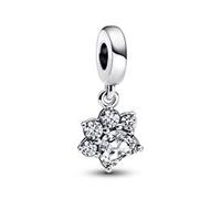 Pandora - Funkelnder Pfotenabdruck Charm-Anhänger - 792247C01 - Sterling Silber + Zirkonia - Klar
