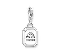 Charm-Anhänger Waage aus Sterlingsilber mit Zirkonia