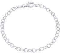 Charm-Armband AMOR "2038572, 2038574", silber (silberfarben), Armbänder, Damen, 19cm, Silber 925 (Sterlingsilber), Charm-Armband (78549932-0) silberfarben