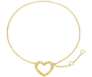 Charm-Armband AMOR "Herz", gold (gelbgoldfarben), Armbänder, Damen, 20cm, Silber 925 (Sterlingsilber), Charm-Armband (46305069-0) gelbgoldfarben