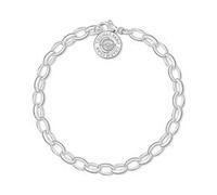 Charm Armband aus Sterlingsilber mit Diamanten