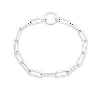 Charm-Armband TAMARIS "Schmuck Geschenk Edelstahl Charm Armkette The Link Chain", silber (edelstahlfarben), Armbänder, Damen, 18cm, Edelstahl, Charm-Armband (52104240-0) edelstahlfarben