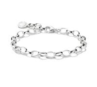 Charm-Armband THOMAS SABO "Charm Club Original Armband" Gr. 17, silber (silberfarben), Armbänder, Damen, 17, Metall, Charm-Armband (37909548-17) silberfarben