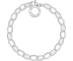 Charm-Armband THOMAS SABO "Classic Groß" Gr. 20, silber (silberfarben), Armbänder, Damen, 20, Silber 925 (recycelt), Charm-Armband (37440520-20) silberfarben
