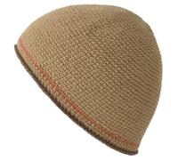CHARM Beanie Herren Strick Mütze - Namaz Takke Dünne Häkel Cap Elastisch Japanische Beige