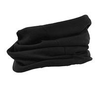 CHARM Bio-Baumwolle Multifunktionstuch Stirnband - Beanie Loop Schal Halstuch Schwarz & Hellgrau