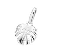 Charm Blume "Monstera-Blatt, Silber 925", silber, GIORGIO MARTELLO MILANO, Charms, Damen, Silber 925 (Sterlingsilber) (41063259-0) silber