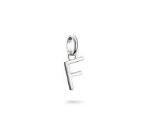 Charm Buchstabe THOMAS SABO "Charm Alphabet/Buchstabe - Connect", silber (silberfarben), Charms, Damen, F, Silber 925 (recycelt) (21879916-0) silberfarben