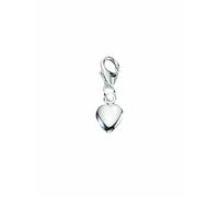 Charm-Einhänger ADELIA´S "925 Silber Charms Anhänger Herz", silber, Charms, Damen, Silber 925 (Sterlingsilber), 925 Sterling Silber Silberschmuck für Damen (29713005-0) silber