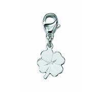 Charm-Einhänger ADELIA´S "Charm Anhänger Kleeblatt 925 Silber - Silberanhänger Kleeblatt", silber, Charms, Damen, Silber 925 (Sterlingsilber), Silberanhänger Kleeblatt (61980218-0) silber