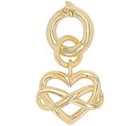 Charm-Einhänger AMOR "Herz/Infinity/Unendlichkeitsschleife", gold (gelbgoldfarben), Charms, Damen, Silber 925 (Sterlingsilber), Charm-Einhänger (17041123-0)