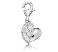 Charm-Einhänger ENGELSRUFER "CHARM HERZFLÜGEL", silber (silber, 925), Charms, Damen, Silber 925 (Sterlingsilber), Charm-Einhänger (585617-0)