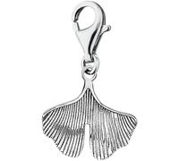 Charm-Einhänger ENGELSRUFER "Ginkgo", silber (silberfarben), Charms, Damen, Silber 925 (Sterlingsilber), Made in Germany (11174524-0) silberfarben
