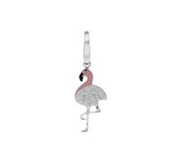 Charm-Einhänger "Flamingo, Silber 925", rosa, GIORGIO MARTELLO MILANO, Charms, Damen, Silber 925 (Sterlingsilber) (42650113-0) rosa