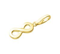Charm-Einhänger "Infinity, vergoldet, Silber 925", gold, GIORGIO MARTELLO MILANO, Charms, Damen, Silber 925 (Sterlingsilber) (88708269-0) gold