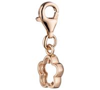 Charm-Einhänger JOBO "Charm Blume", roségoldfarben, Charms, Damen, Silber 925 (Sterlingsilber), 925 Silber roségold vergoldet (98929205-0) roségoldfarben
