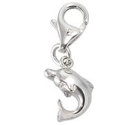 Charm-Einhänger JOBO "Charm Delfin", silber 925, Charms, Damen, Silber 925 (Sterlingsilber), 925 Silber rhodiniert (71244318-0) silber 925