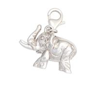 Charm-Einhänger JOBO "Charm Elefant", silber 925, Charms, Damen, Silber 925 (Sterlingsilber), 925 Silber rhodiniert (47963752-0) silber 925