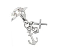 Charm-Einhänger JOBO "Charm Glaube Liebe Hoffnung", silber 925, Charms, Damen, Silber 925 (Sterlingsilber), 925 Silber rhodiniert (77860839-0) silber 925