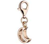 Charm-Einhänger JOBO "Mond", rosa (roségoldfarben), Charms, Damen, Silber 925 (Sterlingsilber), 925 Silber roségold vergoldet (27003853-0) roségoldfarben