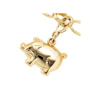 Charm-Einhänger JOBO "Schweinchen", gold (gelbgold 333), Charms, Damen, Gelbgold 333, 333 Gold (45414934-0) gelbgold 333