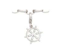 Charm-Einhänger JOBO "Steuerrad", silber (silber 925), Charms, Damen, Silber 925 (Sterlingsilber), 925 Silber (87466565-0) silber 925