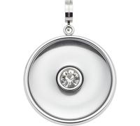 Leonardo Jewels Einzel Charm-Anhänger Dorma für Damen aus Edelstahl mit Kristallen in der Farbe Silber mit Clipverschluss, Höhe: 4,4 cm, 024370