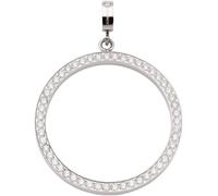 Charm-Einhänger LEONARDO "Anhänger Elin Clip&Mix", silber (edelstahlfarben, kristallweiß, kristallweiß), Charms, Damen, Edelstahl, mit Zirkonia (synth.) (73002960-0) edelstahlfarben, kristallweiß, kri