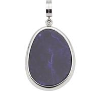 Leonardo Jewels Einzel Charm-Anhänger Prilla für Damen aus Edelstahl in der Farbe Silber mit Clipverschluss, Höhe: 4,2 cm, 024557