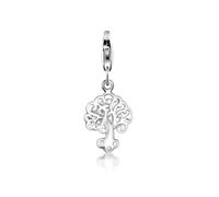 Charm-Einhänger NENALINA "Anhänger Baum des Lebens Tree of Life 925 Silber", silber, Charms, Damen, ohne Stein, Silber 925 (Sterlingsilber), Charm-Einhänger (60855742-0)