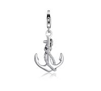 Charm-Einhänger NENALINA "Anker Maritim Meer Trend Symbol 925 Silber", silber, Charms, Damen, ohne Stein, Silber 925 (Sterlingsilber) (71370922-0) silber