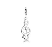 Nenalina Note Karabiner Charm Anhänger für Bettelarmband aus 925 Sterling Silber 713203-000
