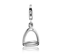 Charm-Einhänger NENALINA "Steigbügel Pferd Hobby Anhänger 925 Silber", silber, Charms, Damen, ohne Stein, Silber 925 (Sterlingsilber) (12771333-0) silber