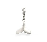 Charm-Einhänger NENALINA "Walflosse Fisch Meer Ozean 925 Silber", silber, Charms, Damen, ohne Stein, Silber 925 (Sterlingsilber) (26635108-0) silber