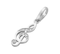 Charm-Einhänger "Notenschlüssel, Silber 925", silber, GIORGIO MARTELLO MILANO, Charms, Damen, Silber 925 (Sterlingsilber) (99295140-0) silber