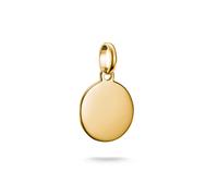 THOMAS SABO Charm-Anhänger Coin Connect vergoldet 18k Vergoldung, Recyceltes 925 Silber