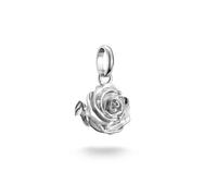 Charm-Einhänger THOMAS SABO "Charm Rose - Connect", silber (silberfarben), Charms, Damen, Silber 925 (recycelt) (43198653-0) silberfarben