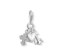 THOMAS SABO Charm-Anhänger Kreuz, Herz, Anker 925er Sterlingsilber