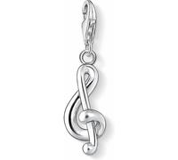Charm-Einhänger THOMAS SABO "Notenschlüssel-Optik", silber (silberfarben), Charms, Damen, Silber 925 (recycelt) (516938-0) silberfarben