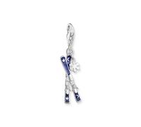 Thomas Sabo 2059-041-32 Charm-Anhänger - Ski - Silber & Emaille & Zirkonia - dunkelblau