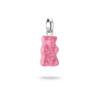 Charm-Einhänger THOMAS SABO "THOMAS SABO x HARIBO: Charm - Connect", bunt (silberfarben, pink, pink), Charms, Damen, Silber 925 (recycelt), mit Kristallglas (97881112-0) silberfarben, pink, pink
