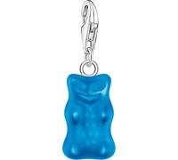 Charm-Einhänger THOMAS SABO "THOMAS SABO x HARIBO Schmuck: Charm", bunt (silberfarben, blau, blau), Charms, Damen, Silber 925 (recycelt), mit Kristallglas (48224343-0) silberfarben, blau, blau