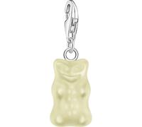 Charm-Einhänger THOMAS SABO "THOMAS SABO x HARIBO Schmuck: Charm", bunt (silberfarben, weiß, weiß), Charms, Damen, Silber 925 (recycelt), mit Kristallglas (21923032-0) silberfarben, weiß, weiß