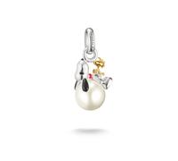 Thomas Sabo Charm - Perle Snoopy & Woodstock Santa Edition PEANUTS Connect - CC1308-427-14 rot