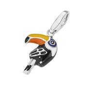 Charm-Einhänger "Tukan, Silber 925", bunt, GIORGIO MARTELLO MILANO, Charms, Damen, Silber 925 (Sterlingsilber) (50903962-0) bunt